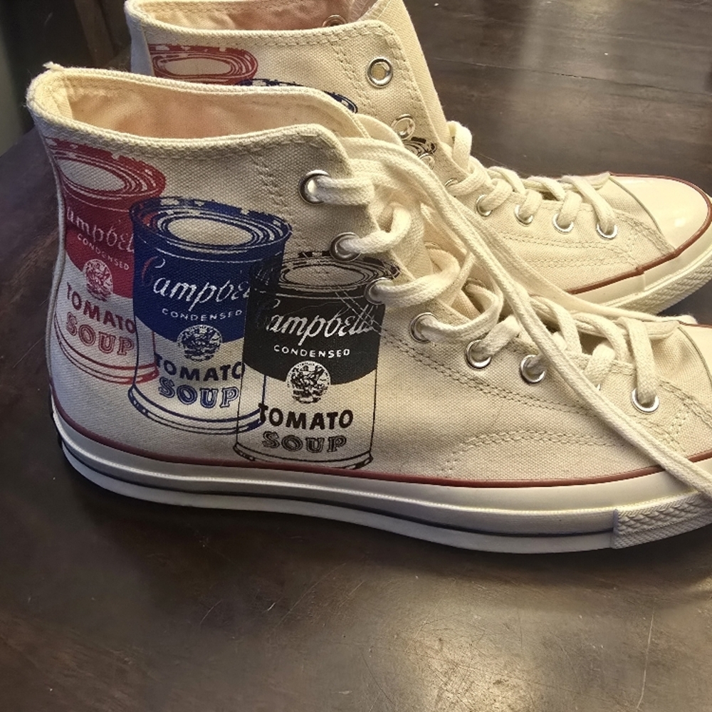 Campbell's Tomato Soup High-Top Sneakers